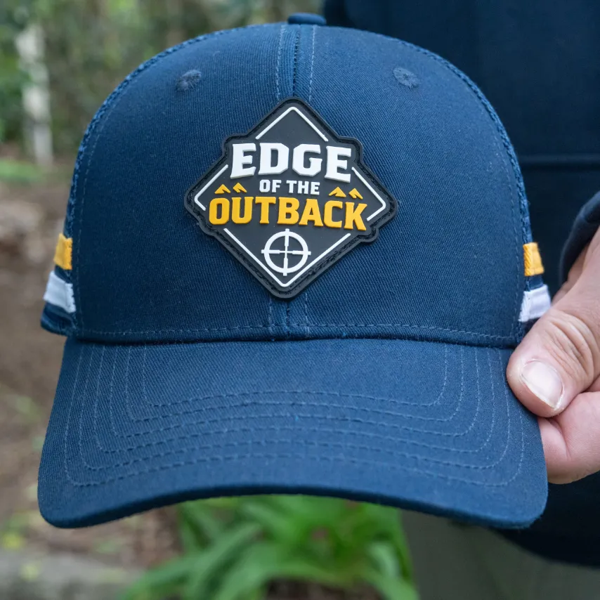 eoto image Navy Hunting Trucker Cap | EDGE of the OUTBACK - Image 4