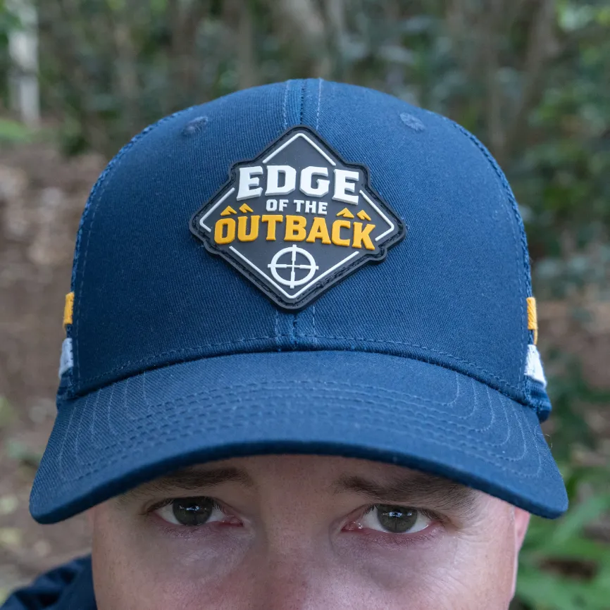 eoto image Navy Hunting Trucker Cap | EDGE of the OUTBACK