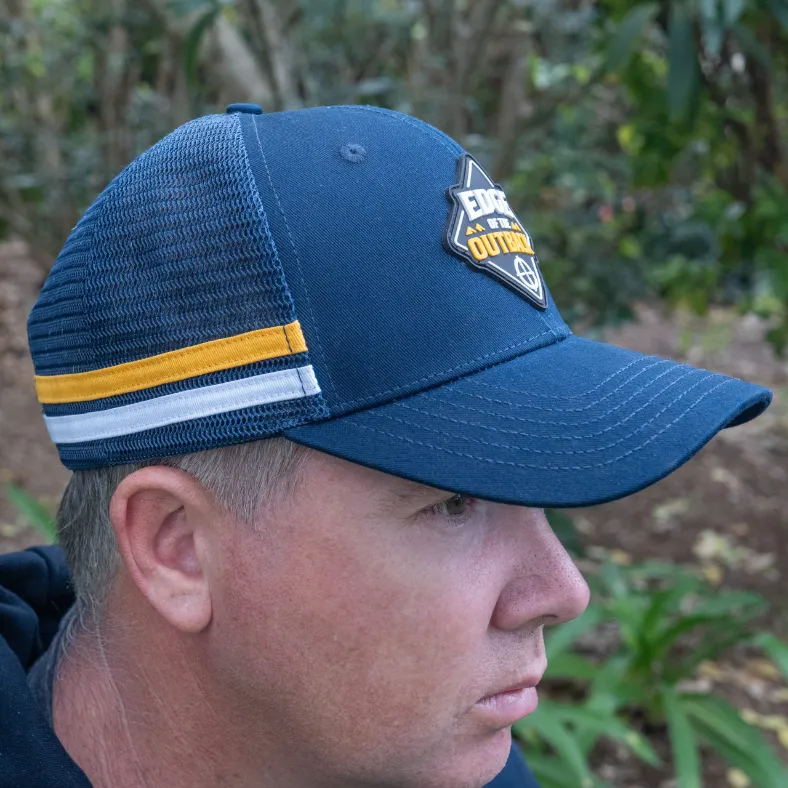 eoto image Navy Hunting Trucker Cap | EDGE of the OUTBACK - Image 3